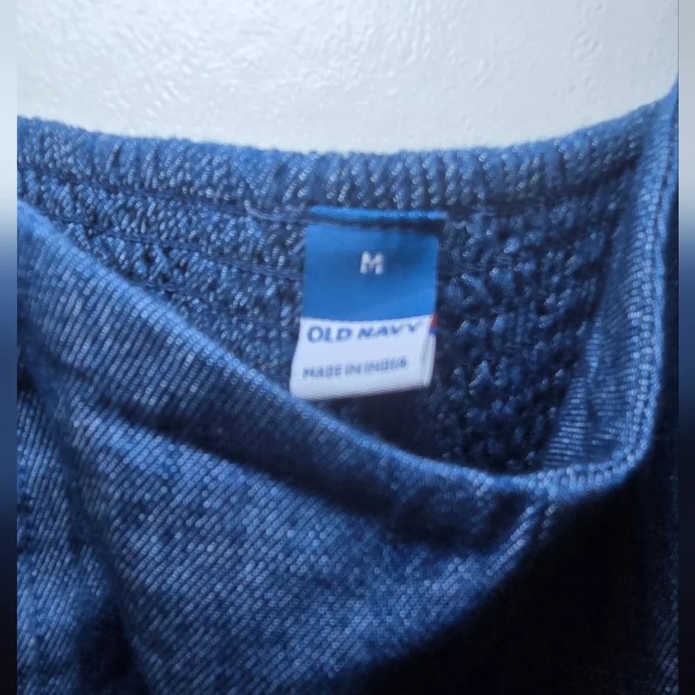 Old Navy Womens Medium Cotton Denim Long Dress - Picture 5 of 7